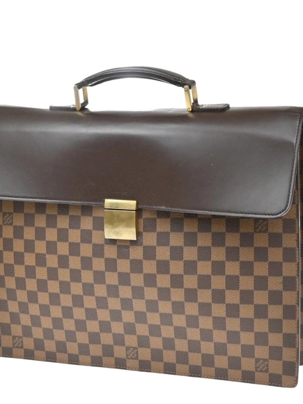 LOUIS VUITTON Altona GM Briefcase Hand Bag Damier Leather N53312 80KD581